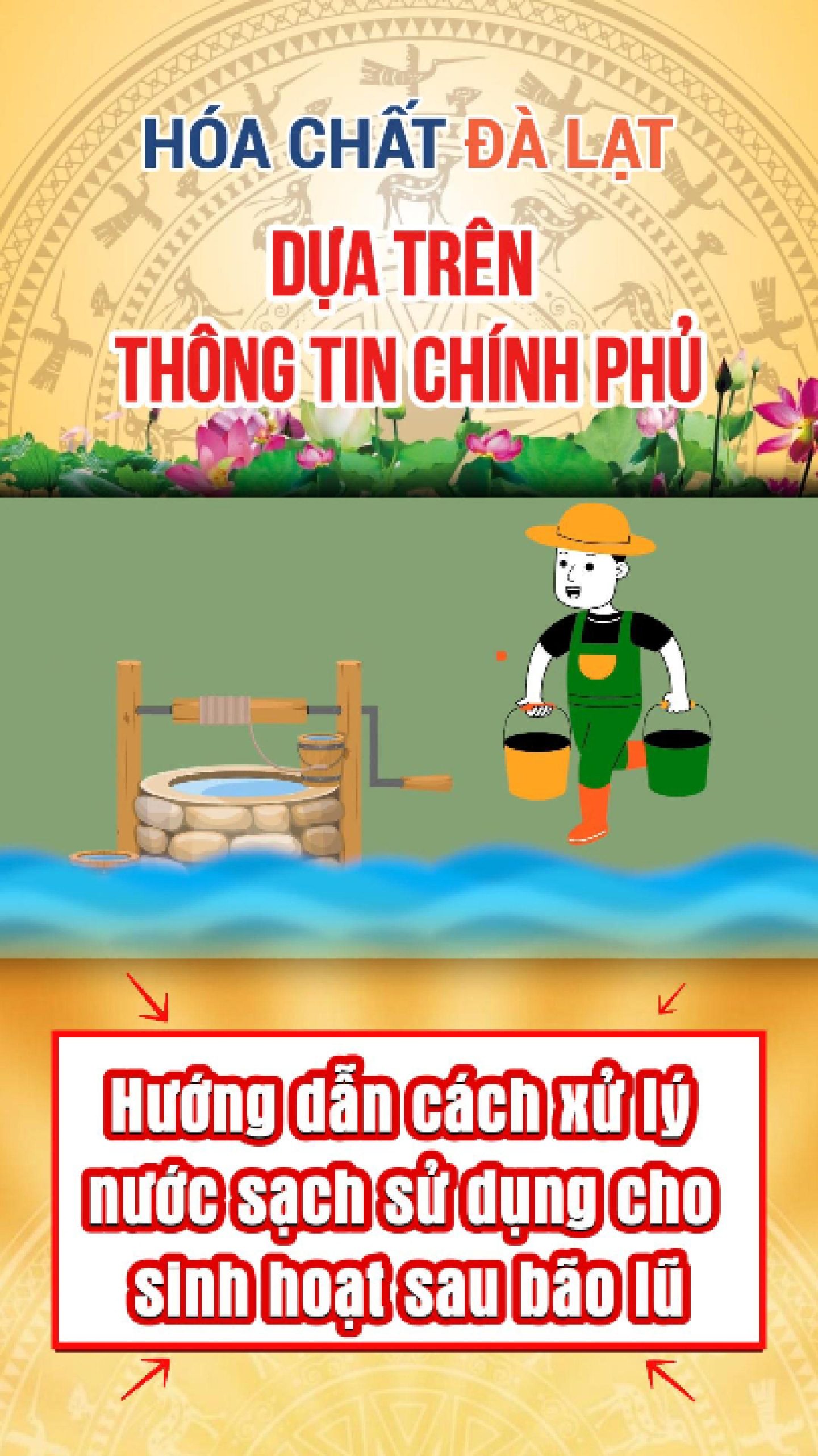 Hướng Dẫn Xử Lý Nước Sau Bão Lũ Bằng Phèn Chua và Cloramin B – An Toàn Cho Nước Sinh Hoạt