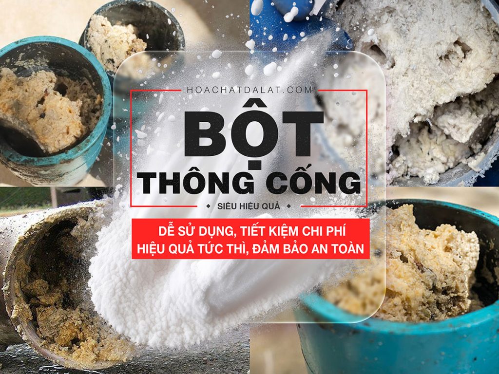 Giải Quyết Tắc Nghẽn Tức Thì! Bột Thông Cống Hóa Chất Đà Lạt - Lựa Chọn An Toàn, Hiệu Quả!