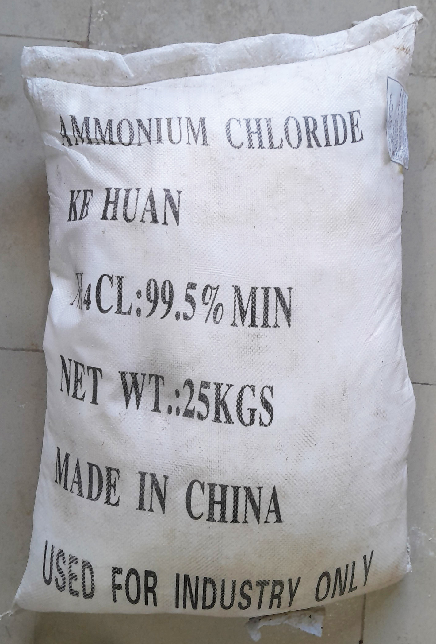 Ammonium Chloride - bao 25 kg