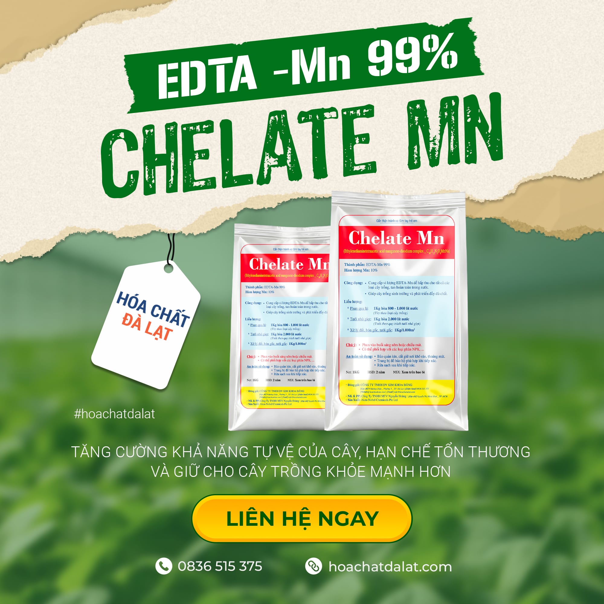 EDTA Mn – Mangan Chelate