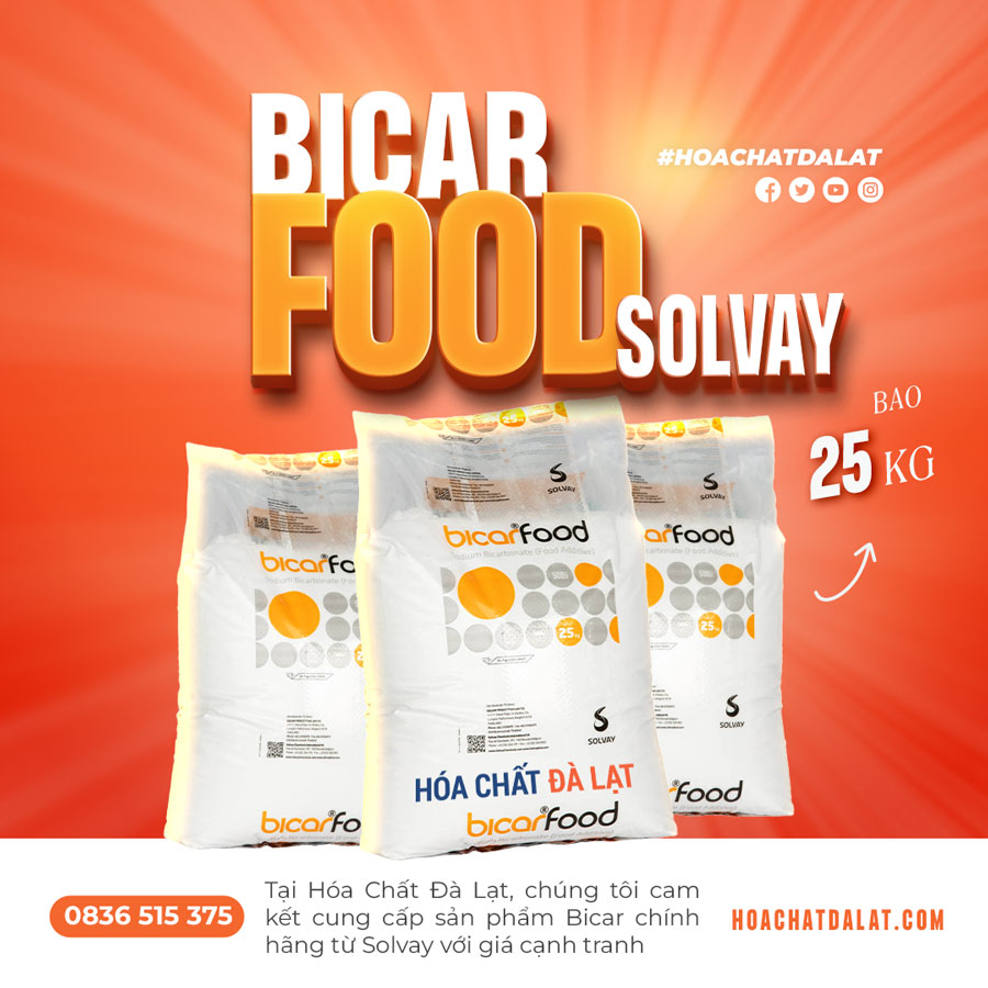 SẢN PHẨM CỰC HOT CHO NGÀNH THỰC PHẨM – BICAR®FOOD TỪ SOLVAY!