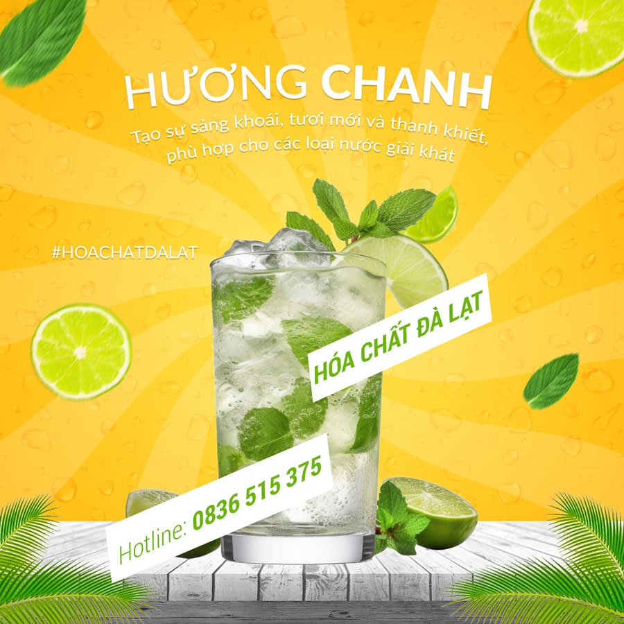 Hương chanh - Hóa Chất Đà Lạt