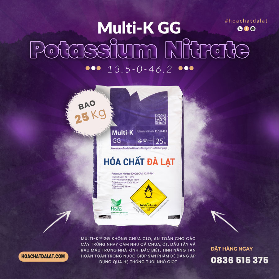 Multi-K™ GG: Lựa Chọn Phân Bón Chiến Lược Cho Năng Suất Tối Ưu