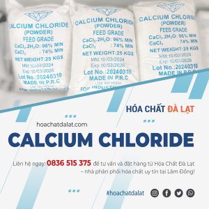 Calcium Chloride (CaCl₂) – Giải Pháp Đa Dạng Cho Ứng Dụng Công Nghiệp và Thực Phẩm tại Hóa Chất Đà Lạt