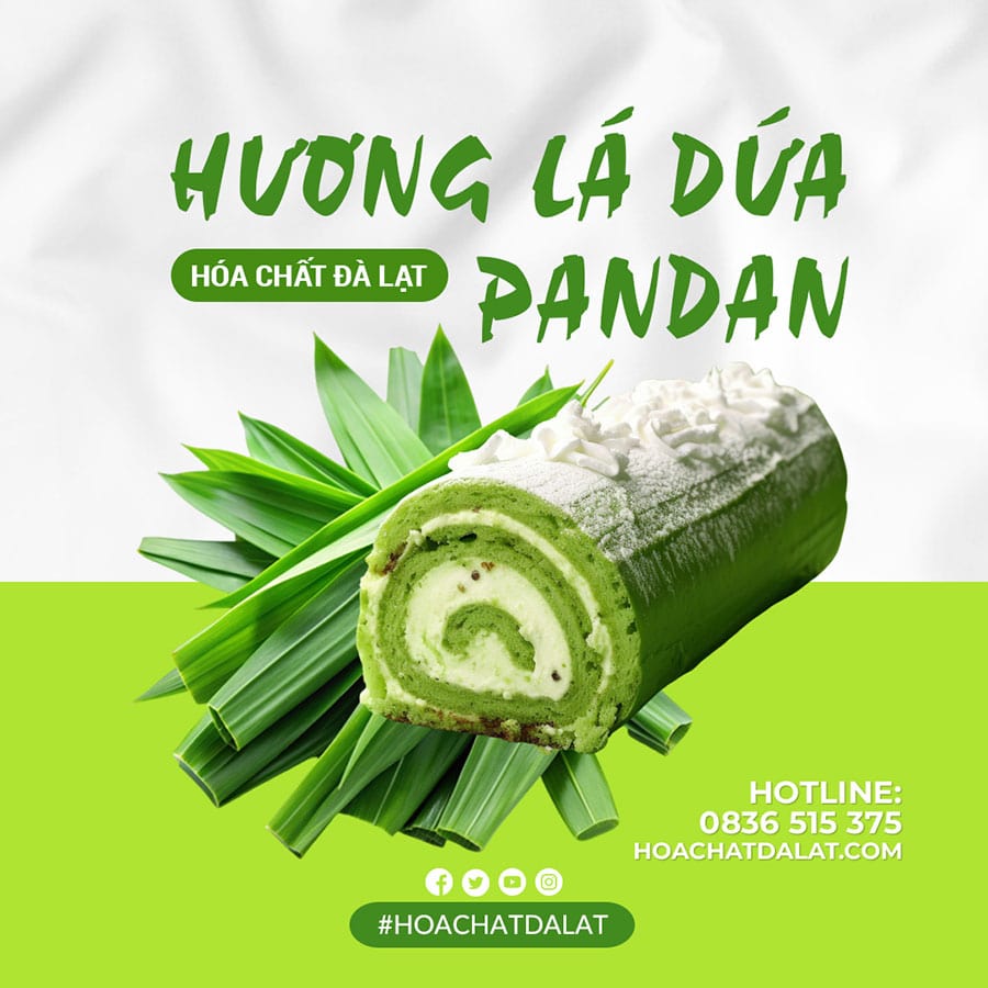 Hương lá dứa pandan - Hóa Chất Đà Lạt