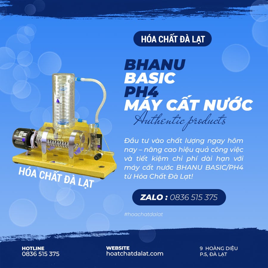 Máy Cất Nước 1 Lần BHANU BASIC/PH4