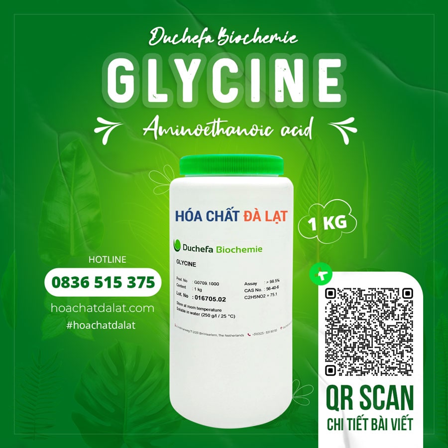 Glycine – Amino Acid Hữu Cơ Dùng Trong Nuôi Cấy Mô Thực Vật và Nghiên Cứu Sinh Hóa