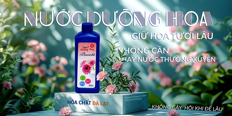 NƯỚC DƯỠNG HOA BAMBI – GIỮ HOA TƯƠI LÂU, RẠNG RỠ MỖI NGÀY