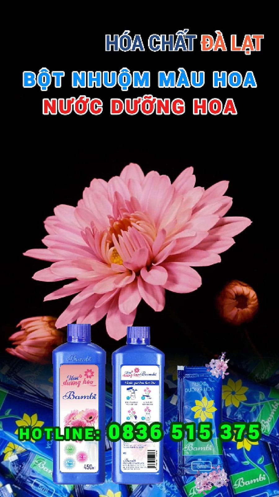 Combo dưỡng hoa & nhuộm màu – Giữ hoa tươi lâu, đổi màu ấn tượng tại nhà!
