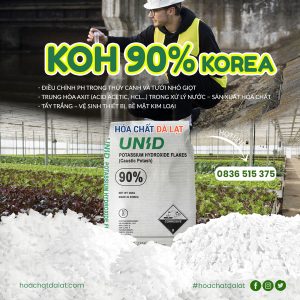 Công dụng thần kỳ của KOH (Potassium Hydroxide) trong nông nghiệp & công nghiệp