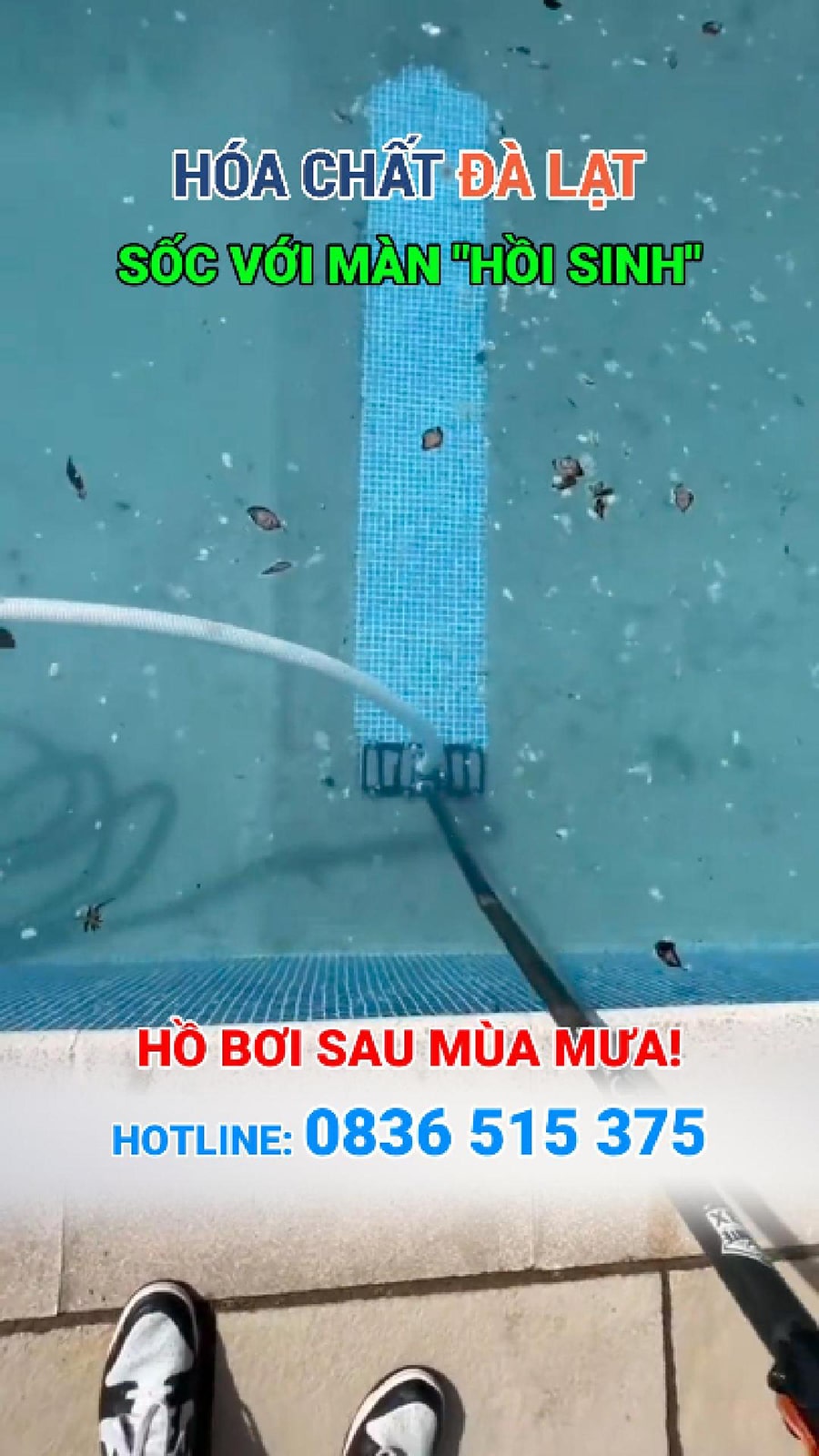 ệ Sinh Hồ Bơi Mùa Mưa Hiệu Quả Bằng Chlorine – Hóa Chất Đà Lạt