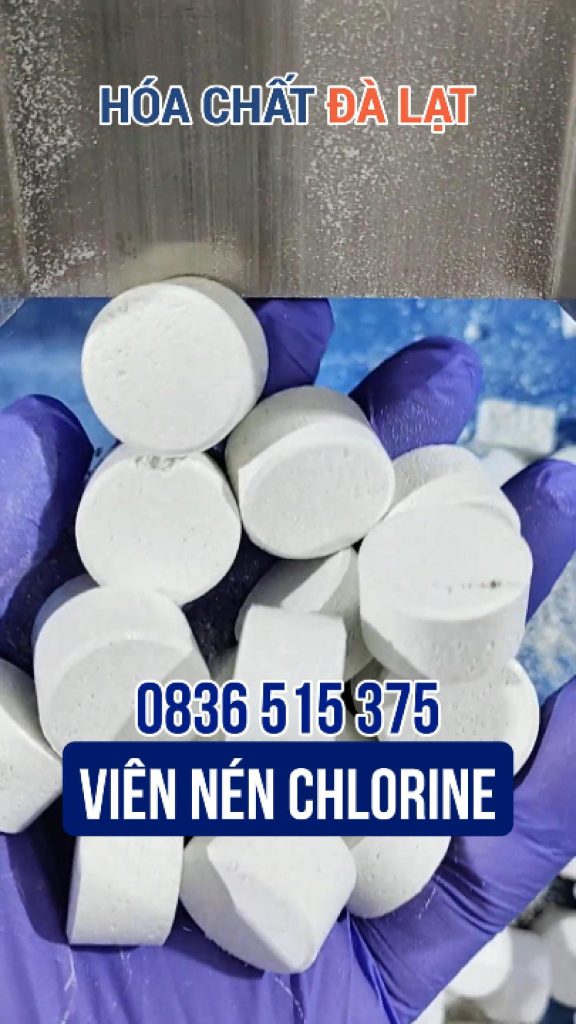 Viên Nén Chlorine Khử Trùng Hồ Bơi – Giải Pháp Giữ Nước Trong Xanh & Sạch Khuẩn Từ Hóa Chất Đà Lạt