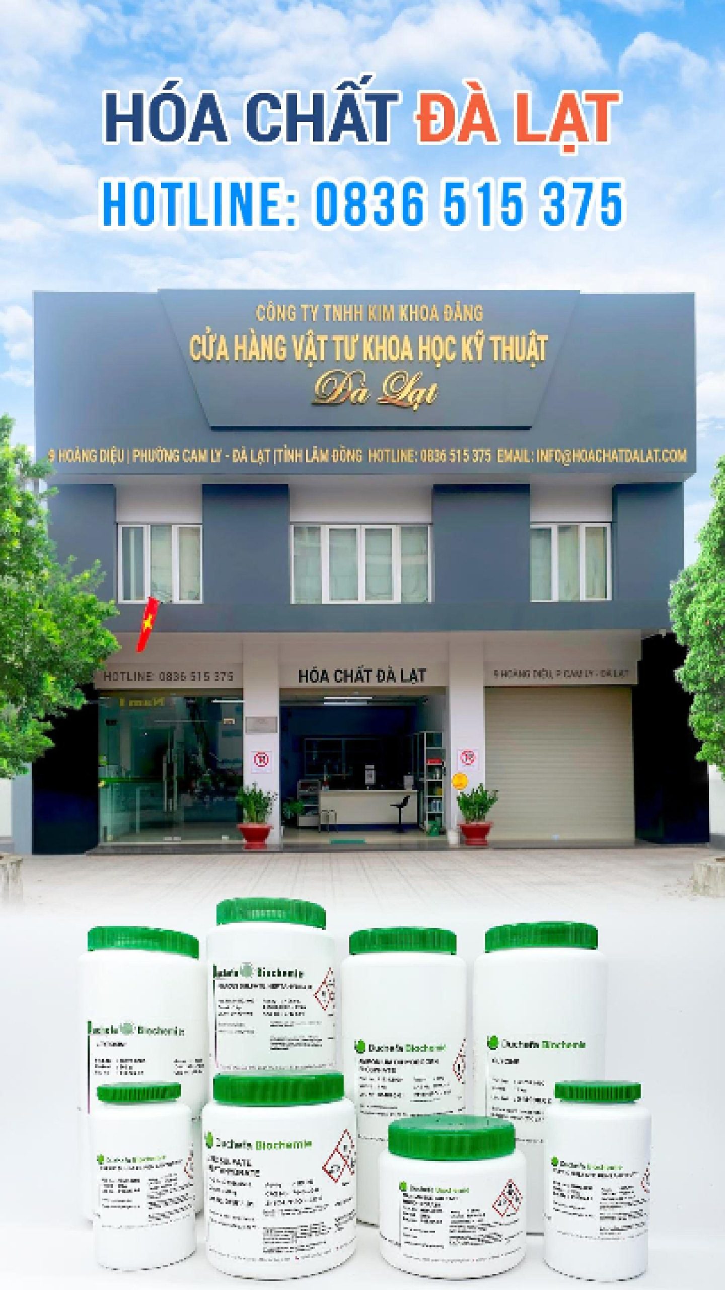 Hóa Chất Đà Lạt – Chuyên Cung Cấp Hóa Chất Nuôi Cấy Mô Thực Vật Toàn Quốc